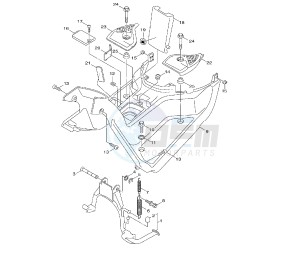 XF GIGGLE 50 drawing STAND AND FOOTREST