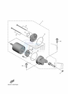 YXE850EN YX85EPAM (BANG) drawing STARTING MOTOR