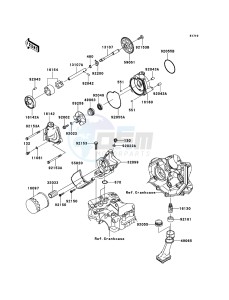 NINJA ZX-6R ZX600RBF FR GB XX (EU ME A(FRICA) drawing Oil Pump