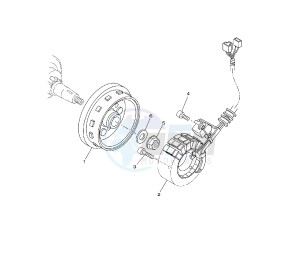 YZF R 125 drawing GENERATOR