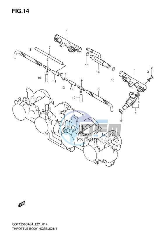 THROTTLE BODY HOSE-JOINT