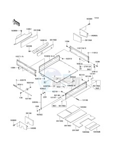 KAF 950 B [MULE 3010 DIESEL 4X4] (B2-B3) [MULE 3010 DIESEL 4X4] drawing CARRIER-- S- -