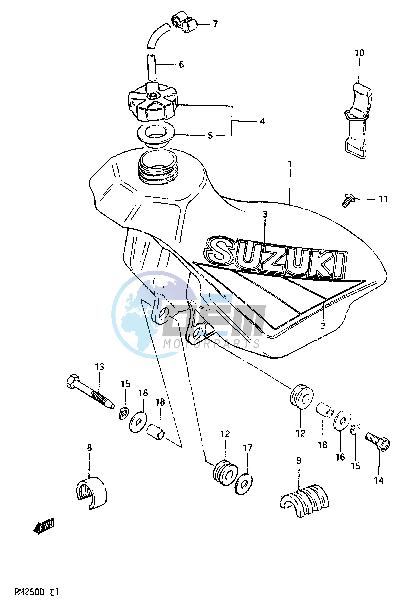 FUEL TANK MODEL D