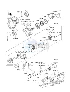 ZX 600 P [NINJA ZX-6R] (7F-8FA) P8F drawing STARTER MOTOR