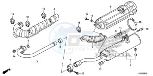 TRX420FPAD TRX420 Europe Direct - (ED) drawing EXHAUST MUFFLER