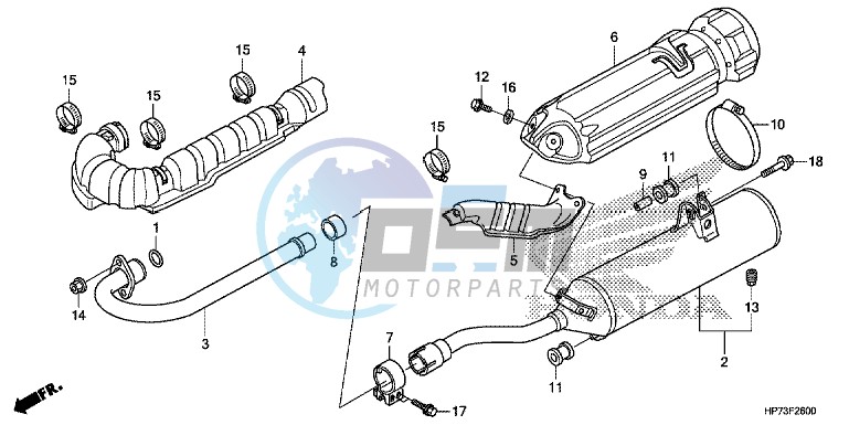 EXHAUST MUFFLER