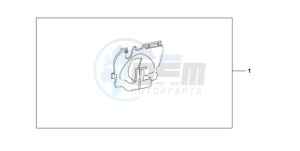 CB1000RA9 France - (F / ABS CMF) drawing U-LOCK HOLDER