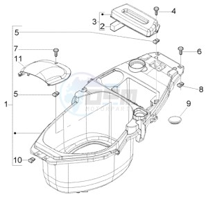 Fly 125 4t drawing Case - Helmet