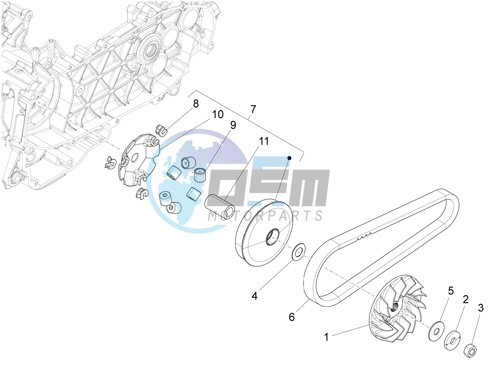 Driving pulley