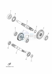 CZD300-A XMAX 300 (BMK1) drawing FRONT BRAKE CALIPER