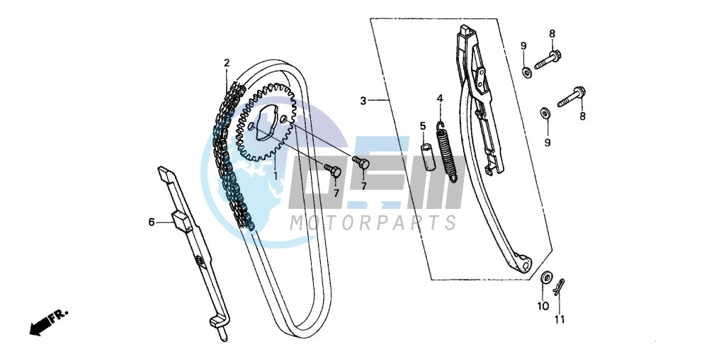 CAM CHAIN/TENSIONER