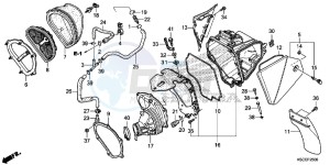 CRF250XD CRF250R Europe Direct - (ED) drawing AIR CLEANER