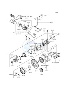 NINJA 300 EX300AEFA XX (EU ME A(FRICA) drawing Starter Motor