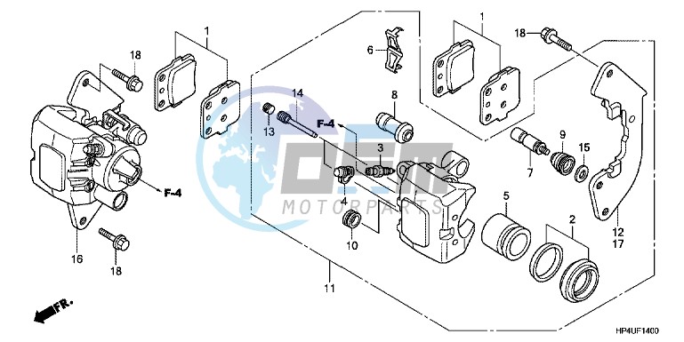 FRONT BRAKE CALIPER