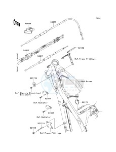 KX 250 N [KX250F] (N1) [KX250F] drawing CABLES