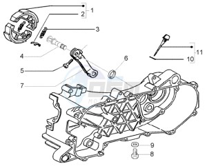 Liberty 50 2t RST ptt (CH) Switserland drawing Brake lever