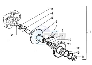 ET4 125 drawing Driven pulley