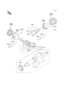 KAF 620 J [MULE 3010 TRANS 4X4] (J1) J1 drawing CRANKSHAFT_PISTON-- S- -