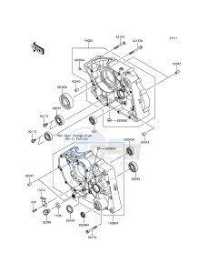 KLX125 KLX125CEF XX (EU ME A(FRICA) drawing Crankcase