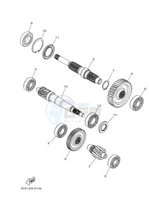 CZD300A X-MAX 300 X-MAX (B741 B749) drawing TRANSMISSION