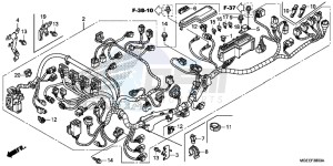 VFR1200FF VFR1200F UK - (E) drawing WIRE HARNESS