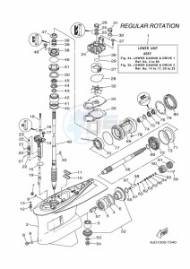 F300DET drawing PROPELLER-HOUSING-AND-TRANSMISSION-1