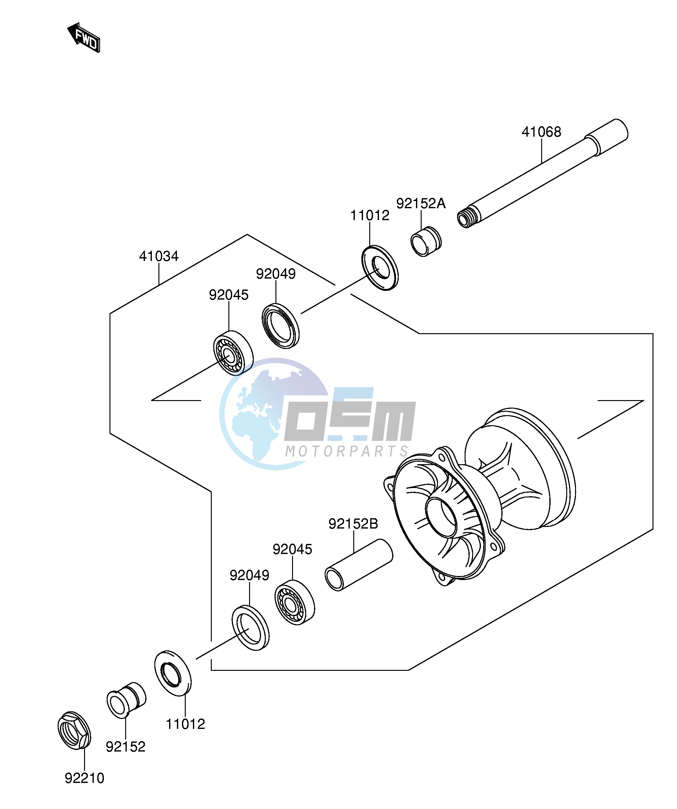 FRONT HUB