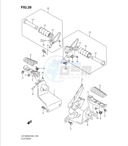 VZ1500K9 drawing FOOTREST