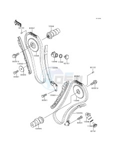 VN 800 B [VULCAN 800 CLASSIC] (B1-B5) [VULCAN 800 CLASSIC] drawing CAMSHAFT-- S- -_TENSIONER