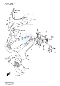 AN400 BURGMAN EU drawing FRONT LEG SHIELD