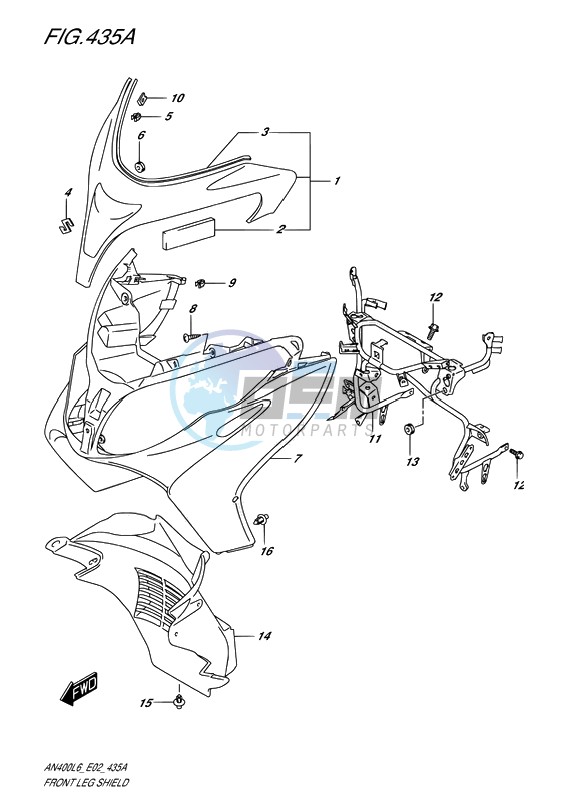 FRONT LEG SHIELD