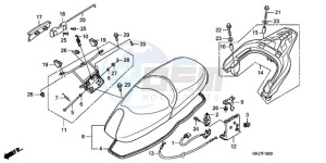 FES1259 France - (F / CMF 2F) drawing SEAT/REAR CARRIER