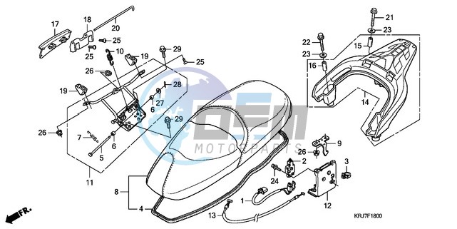 SEAT/REAR CARRIER