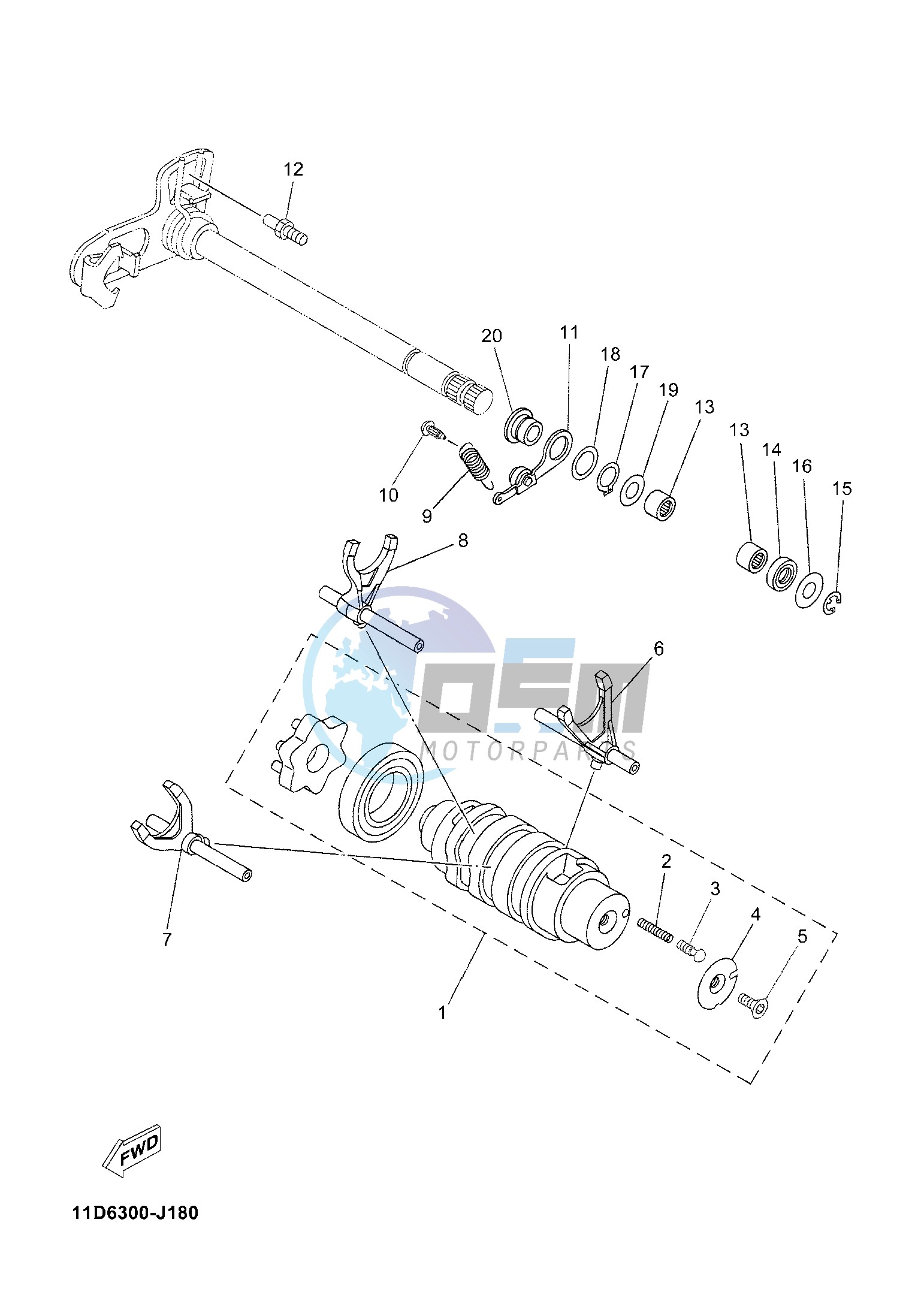 SHIFT CAM & FORK