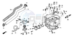 CN250 HELIX drawing CYLINDER HEAD