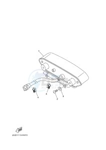 YFM700FWAD YFM70GPAH (2UDE) drawing TAILLIGHT