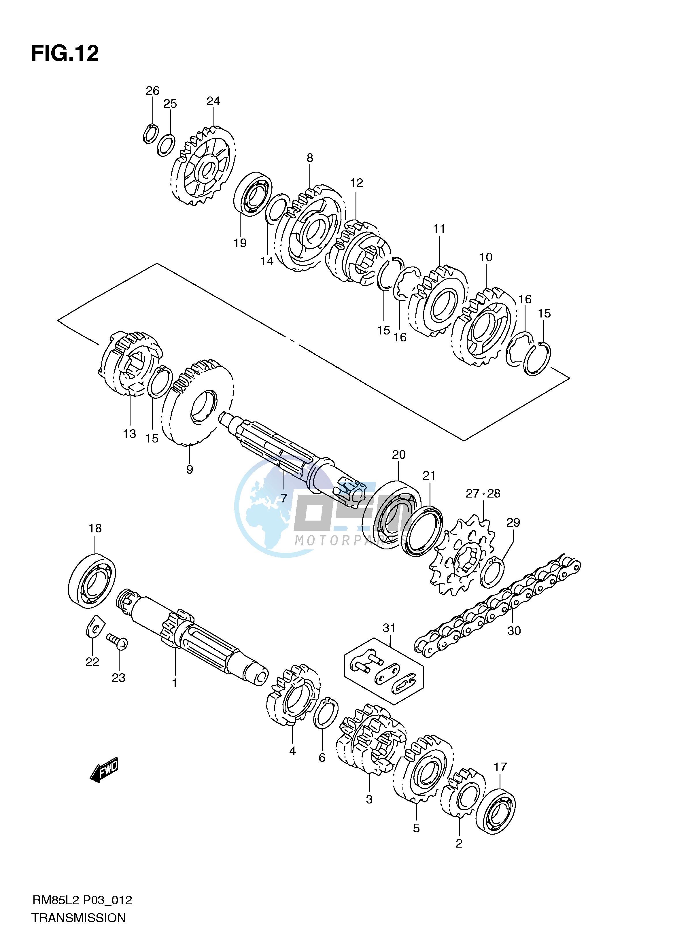 TRANSMISSION (RM85L2 P03)