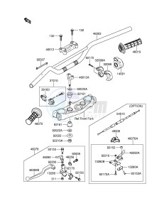 RM-Z250 (E28) drawing HANDLEBAR