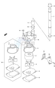 DF 225 drawing Water Pump