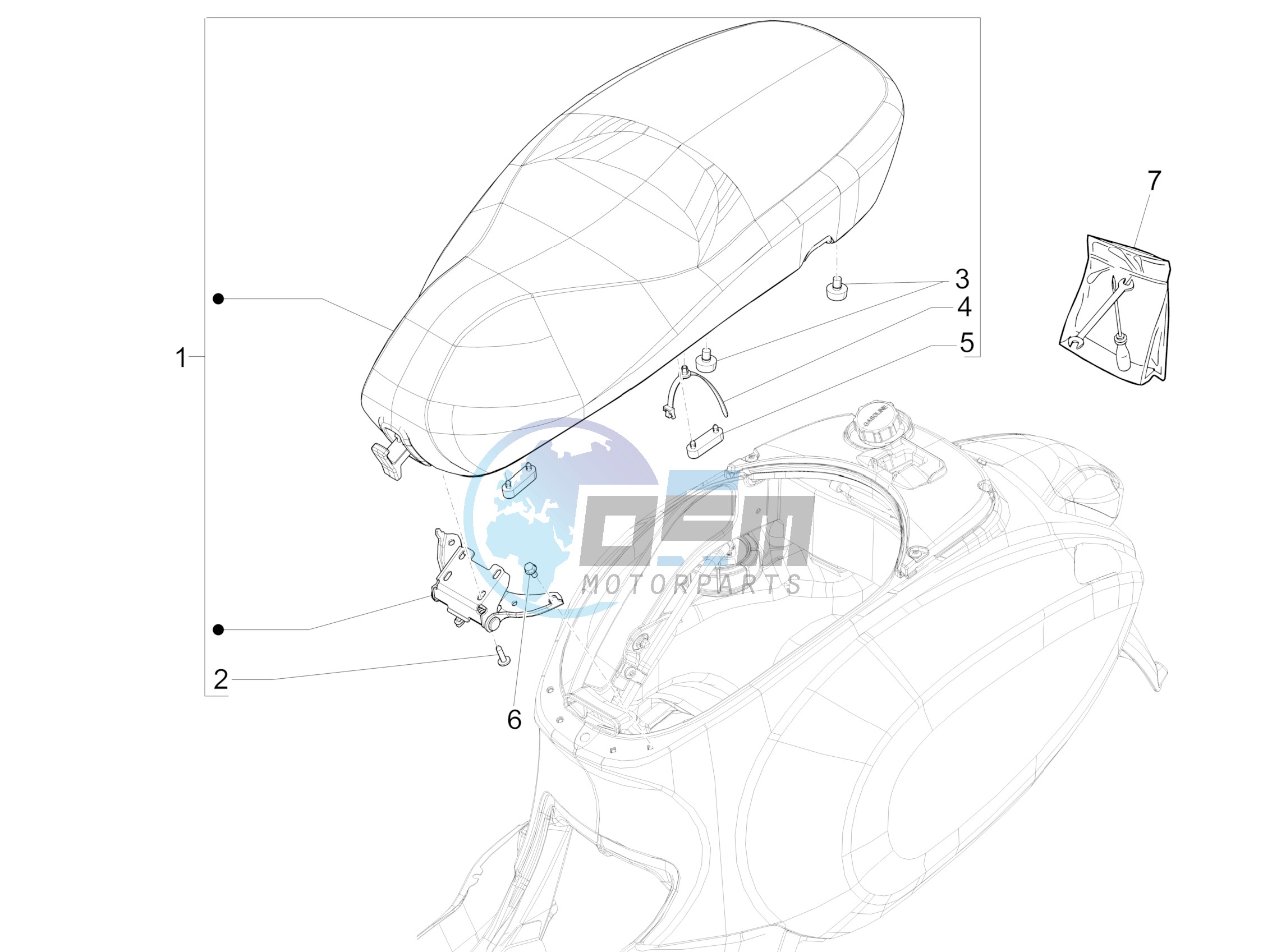 Saddle/seats