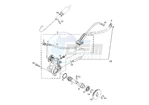 GPR NUDE - 125 cc drawing OIL PUMP