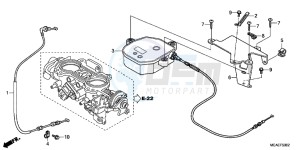 GL1800C drawing AUTO CRUISE (GL1800C/ D/ E/ F/ G)