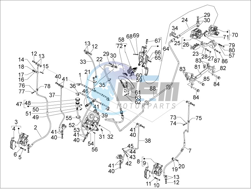 Brakes hose  - Calipers