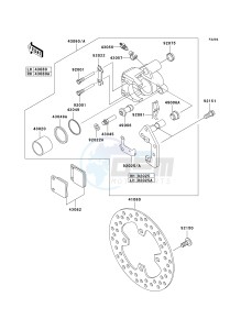 KVF 360 C [PRAIRIE 360 4X4 HARDWOODS GREEN HD] (C6F-C9F) C6F drawing FRONT BRAKE