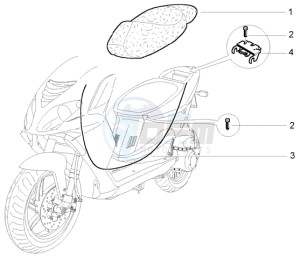 NRG 50 power purejet drawing Saddle