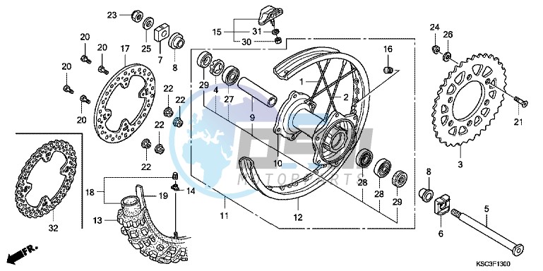 REAR WHEEL