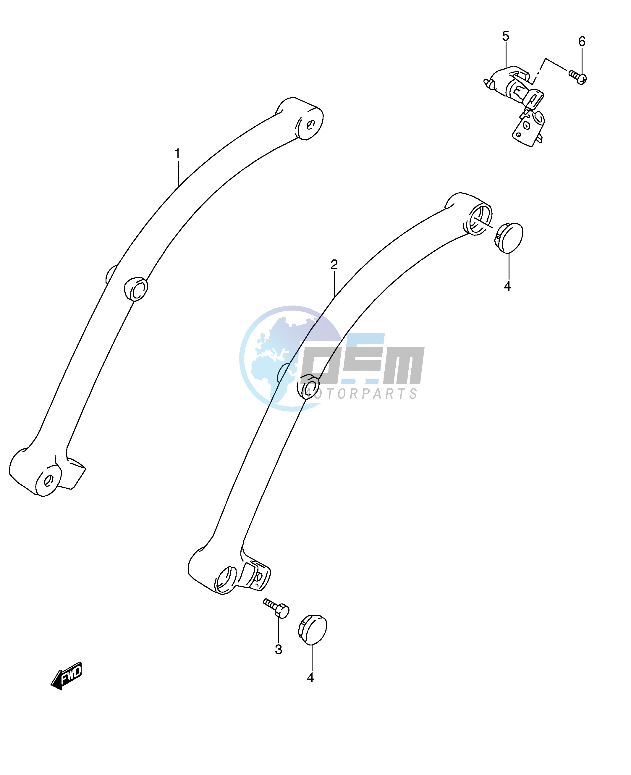 FRAME HANDLE GRIP (MODEL K5 K6 K7 K8)