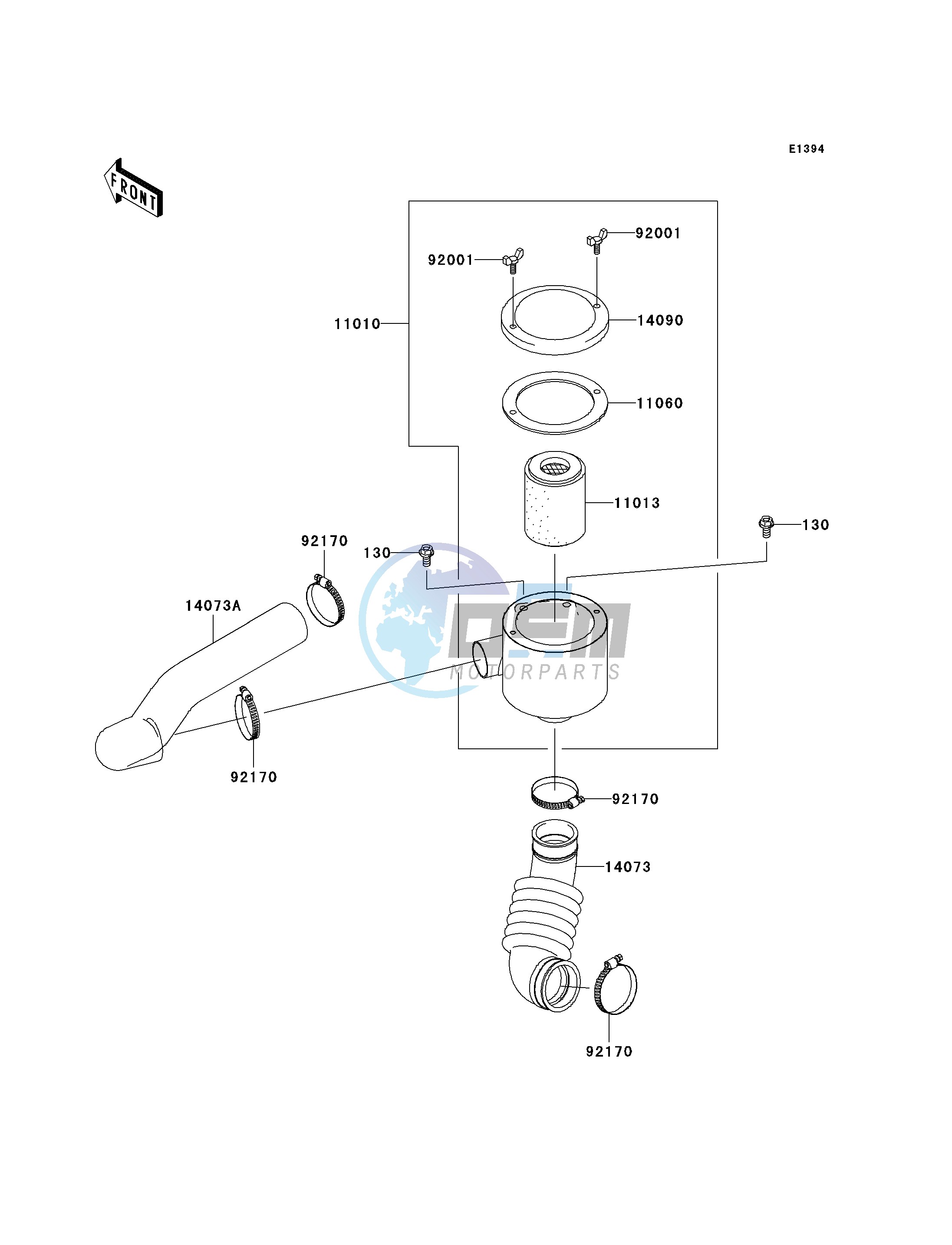 AIR CLEANER-BELT CONVERTER