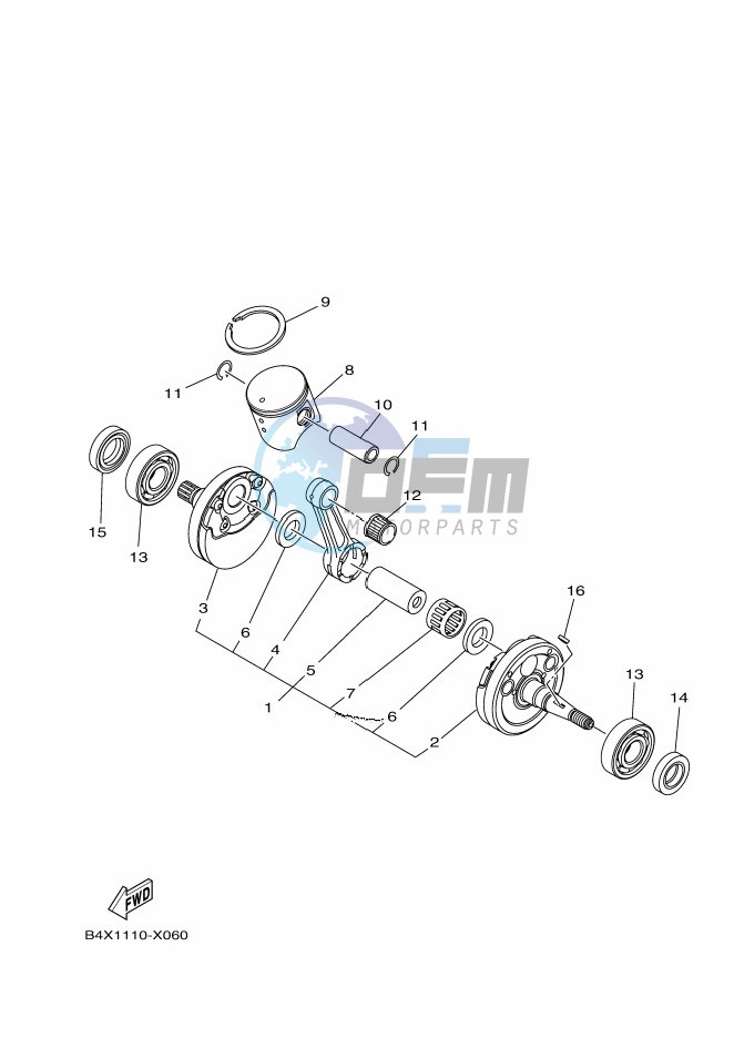 CRANKSHAFT & PISTON