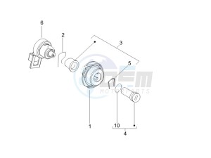 LXV 50 4T 2V 25 Kmh B-NL drawing Locks